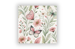 Spring Blossom Watercolor Seamless Pattern, Feminine Floral Product Image 5