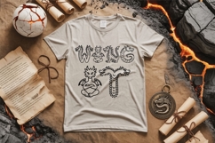Dragon Storm Font SVG OTF TTF Fantasy Bold &amp; Outline Letters Product Image 5