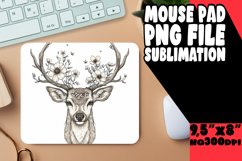 Boho Mouse Pad Art - Watercolor Animals Product Image 1
