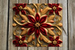 Embroidery | 8 gold skinny tumbler Sublimation designs Product Image 6