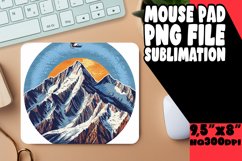 Sublimation Landscape Design Art Mouse Pad PNG Product Image 1