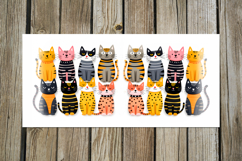 Colorful Cats | pets Mug Sublimation design PL2 Product Image 2