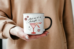 Meet Me At Midnight PNG - Retro New Year’s Eve Sublimation Product Image 6