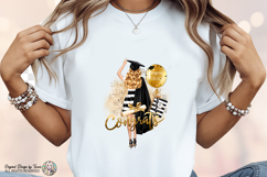 Graduation Blonde Girl PNG Congrats Grad Tumbler Mug Design Product Image 7