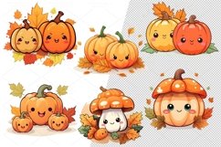 30 cute autumn Sticker, Clipart autumn Decor, PNG Product Image 6