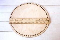 Basket base round 12 inch 30 cm digital file laser cut file Product Image 5