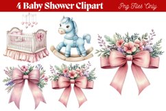 Baby Shower Clipart PNG Product Image 1