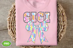Floral Gigi Coquette Bow PNG | Mother's Day PNG Product Image 6