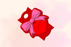 Heart with Bow, 40 OZ Tumbler, Topper for 3D Printing Product Image 6