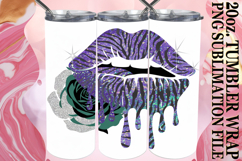 Radiant spirits 20oz tumbler wrap, Dripping Lips Product Image 1