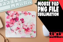 Fresh Floral Pattern Mouse Pad Product Image 1
