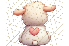 Cute Back View Sitting Animal Clipart PNG From Behind Product Image 2