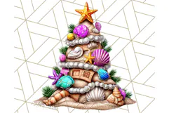 Summer Christmas Clipart PNG, Tropical Holiday Art Clip Art Product Image 2