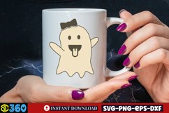 Cute Ghost Clipart, Cute Ghost Clipart Sublimation Product Image 2