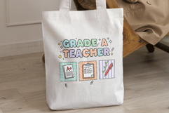 Grade A Teacher Clipart Sublimation PNG, Back to School Product Image 4