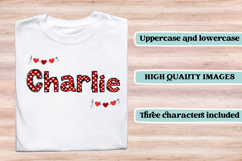 Valentine Alphabet Clip Art, valentines day letters doodle Product Image 6