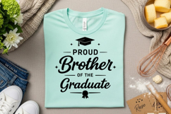 Proud Brother of Graduate SVG: Graduation Shirt Design, Product Image 5