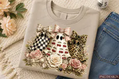 Coquette Ghost Trio PNG Design coquette ghost png, ghost Product Image 3