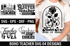 Boho Teacher SVG Design - Teacher of Smart Cookies Product Image 1