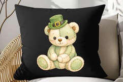 St Patrick’s Patchwork Teddy Bear Clipart Product Image 3