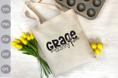 Grace Wins Every time SVG Cut Files/ Christian Quote SVG Product Image 2
