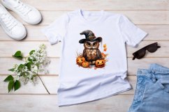 Cute owl halloween clipart, owl sublimation Product Image 2