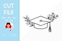 Education floral svg Cut File Product Image 1