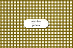 Olive Green Plaid Seamless Pattern | Vintage Digital Paper Product Image 1