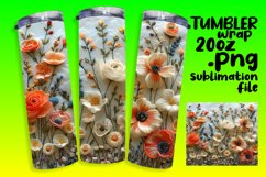 20oz Spring Sublimation Tumbler Wrap - Floral Magic Product Image 1