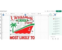 Most Likely Christmas Cruise Crew Shirt Svg Png Bundle Product Image 6