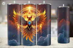 Phoenix Tumbler Sublimation, 20 oz Tumbler Wrap Product Image 3