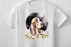 Baset Hound Dog Watercolor Sublimation Bundle Png Product Image 6