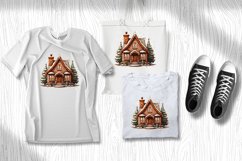 Christmas Gingerbread House Clipart SVG PNG Bundle Product Image 2