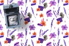 "Purple Cottage" Lavender Digital Papers Product Image 8