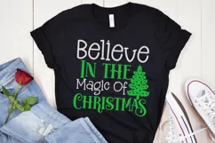 Believe in the Magic of Christmas SVG Cut File,Christmas SVG Product Image 2