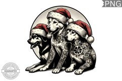 Christmas Dog Clipart - Christmas Sublimation PNG Design Product Image 1