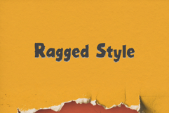 Ugly Cardboard Ragged Decorative Font Product Image 6