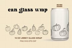 16 Fall Wrap For Libbey Can Glass SVG Bundle|Halloween svg Product Image 9