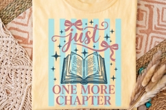 Just One More Chapter Png, Book Lover Sublimation Png. Product Image 5