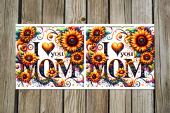 Mom&#039;s design | Mother&#039;s day flowers mug sublimation bundle Product Image 6