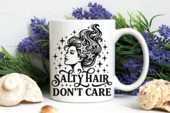 Salty Hair Don’t Care Svg, Summer Vacation Svg, Beach Svg. Product Image 7