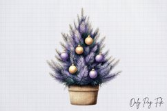 Cozy Christmas Houseplant Clipart PNG Product Image 1