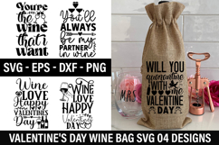 Valentine's Day Wine Bag SVG Design -You re the wine that i Product Image 1
