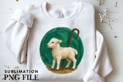 Oil painted Christmas nativity png design for T-shirts Product Image 3