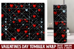 Valentines Day Tumbler Wrap Product Image 1