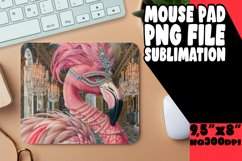 Flamingo Paradise Sublimation Mouse Pad Product Image 1