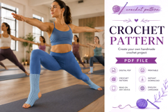 Crochet Yoga Socks Pattern PDF Product Image 5