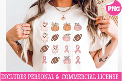 Breast Cancer PNG,Pink Breast Cancer Awarenes Sublimation Product Image 2