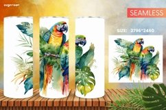 Embroidery Animals Tumbler Wrap | Skinny 20 oz | Sublimation Product Image 4