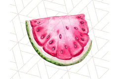 Pink Summer Clipart, Cute Beach Icons, Aesthetic PNG Product Image 2